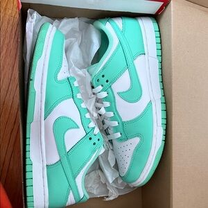 Nike Fresh Green and White Sneakers